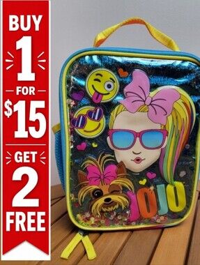 JoJo Siwa‎ Shiny Metallic Lunchbox EUC